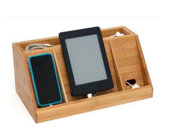 ארגונית עץ למשרד לאיחסון כבלים ונוחות מושלמת.