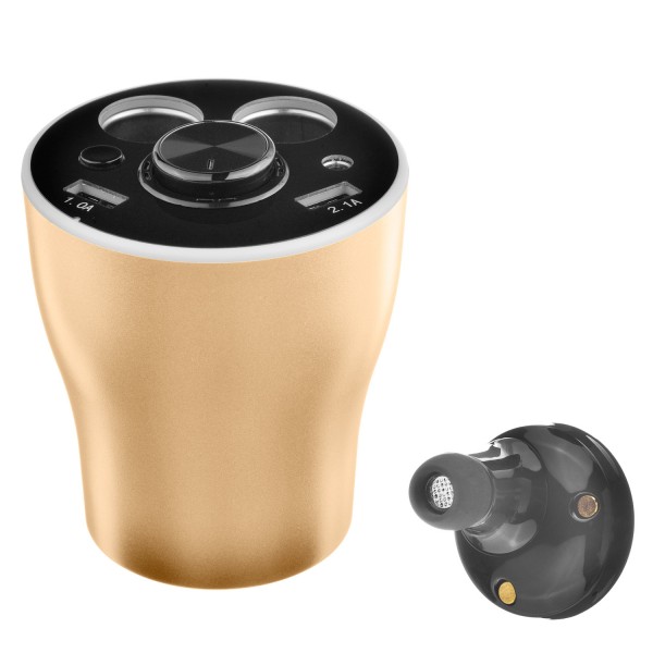 מטען לרכב יכול לתמוך ב4 מכשירים במקביל.דיבורית נשלפת