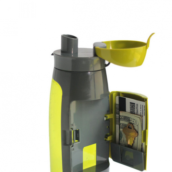 בקבוק ארנק ספורטיבי עם תא איחסון